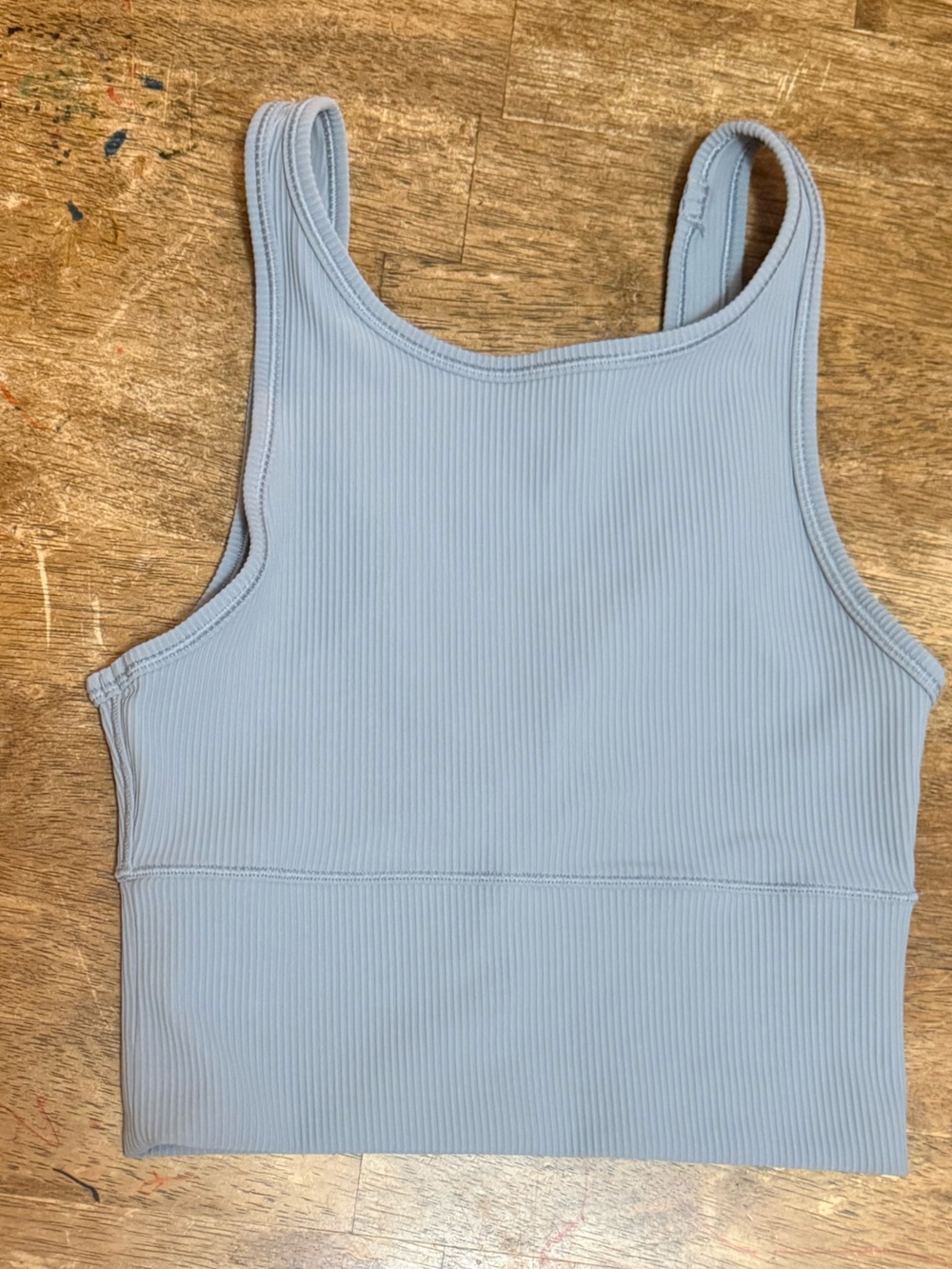 Lululemon Power Pivot Tank Top in rhino gray color
